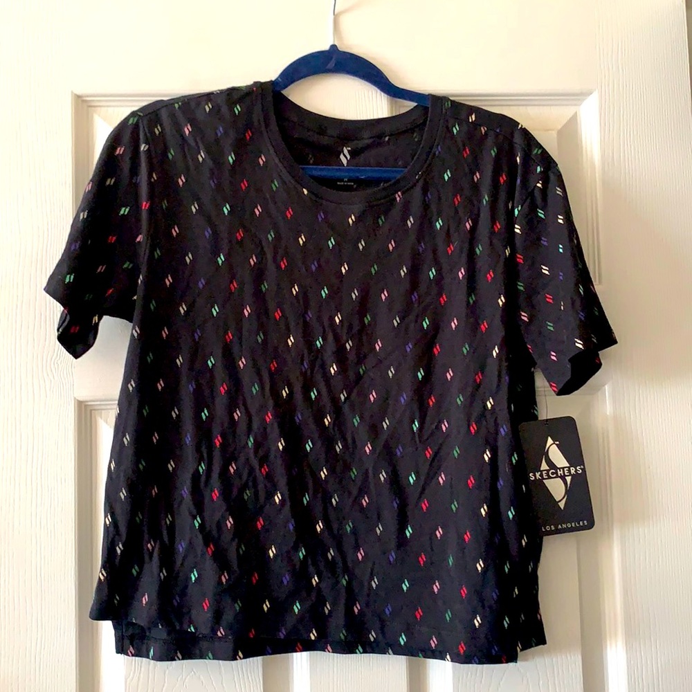 SKECHERS short-sleeve crew neck top